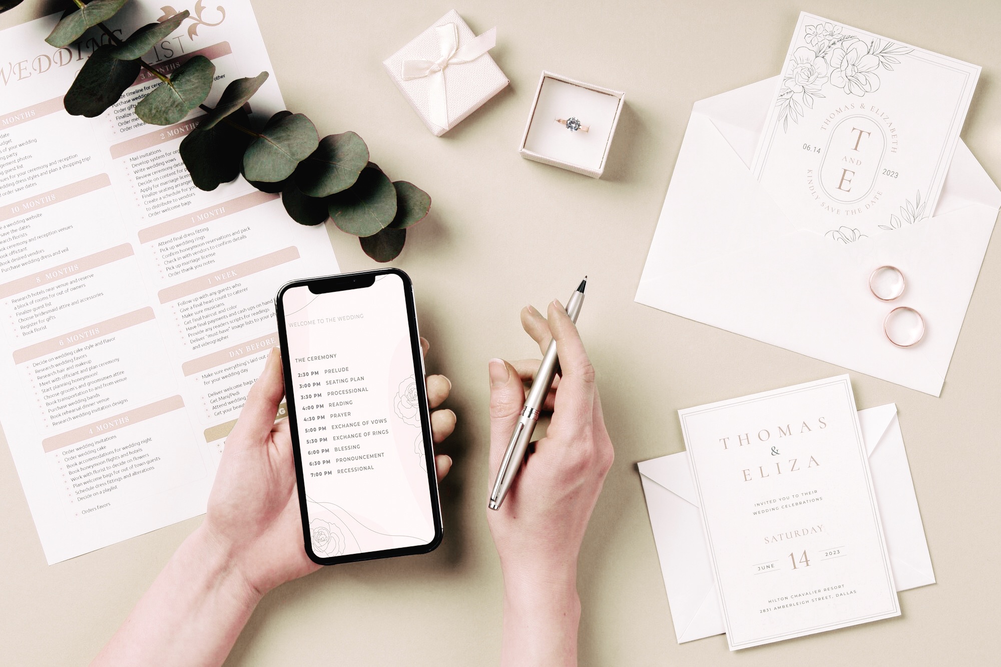 1. ​Personalized Wedding Theme Design